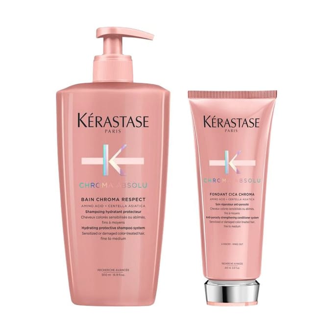 Kérastase Chroma Absolu Bain Chroma Respect 500ml + Fondant Cica Chroma 200ml