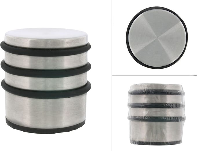 Deurstopper RVS 75 x 65 mm Rond | Per Stuk