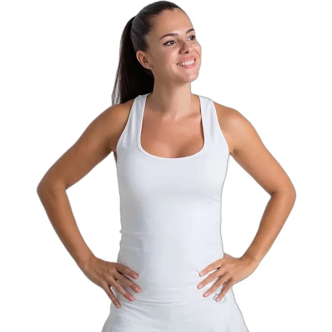 Belenberbel Básica Mouwloos T-shirt Wit L Vrouw
