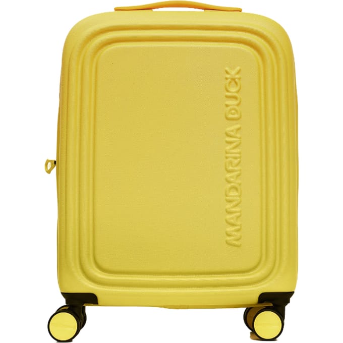 MANDARINA DUCK Logoduck + Expandable Cabin Trolley Duck Yellow Geel 52cm