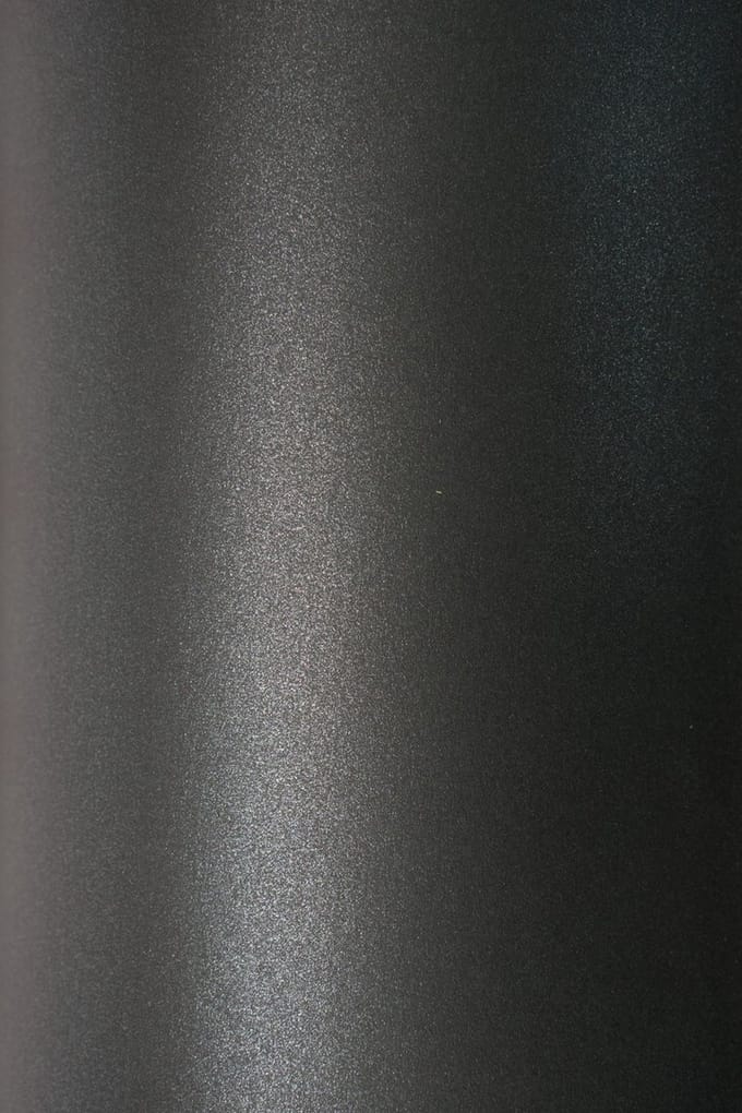 Netuno - zwart metallic papier - A4 - 21 x 29,7 cm - 20 vellen - 250 gram - Aster Metallic Black