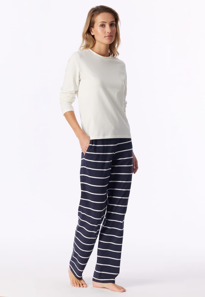 Shirt met lange mouwen, natuurwit - Mix+ Relax 36