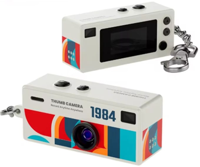 Retro Sleutelhanger Digitale Camera - Fototoestel - Klein