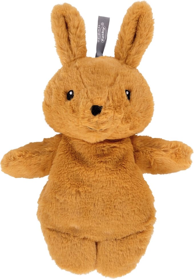 Fashy warmteknuffel haas "Honey" 36x25 cm - opwarmknuffel - magnetronknuffel konijn - knuffel haas - camel