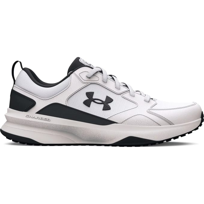 Under Armour UA Charged Edge-WHT Heren Sportschoenen - Wit - Zwart