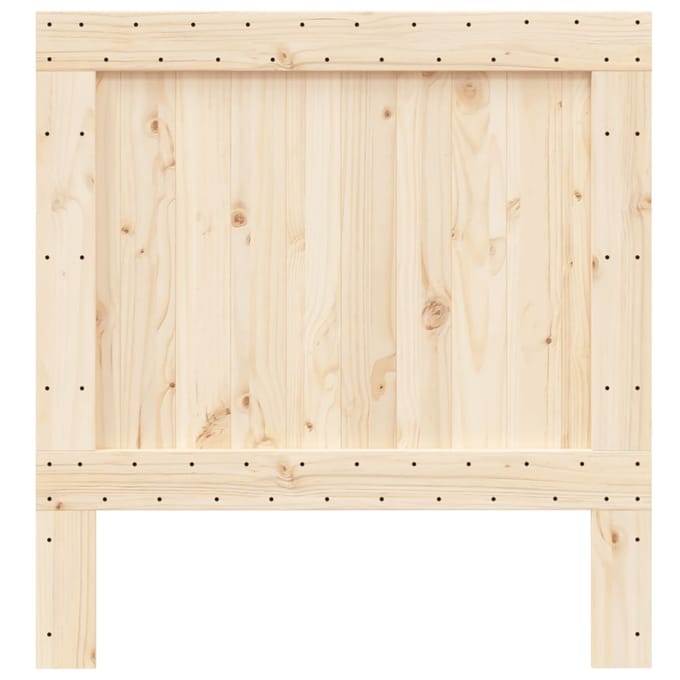 vidaXL - Hoofdbord - 100x104 - cm - massief - grenenhout