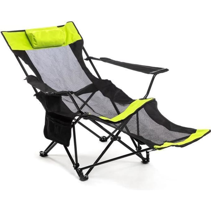 Chaise Longue Pliante - InnovaGoods - Jardin - Sac Inclus - Confortable - Utilisation Extérieure