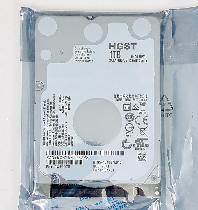 Interne Harde Schijf - Opslagmedium - Laptop Uitbreiding - 1TB Opslagcapaciteit - 2.5 inch