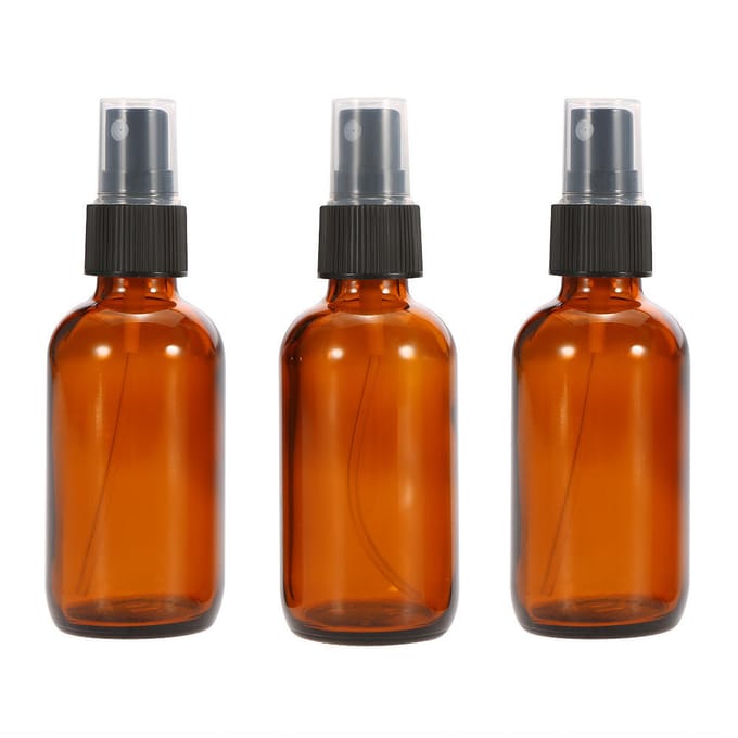 Anself 3Pc 50ml Glazen Essentiële Olie Parfum Spray Fles Mist Sprayer Tool gray