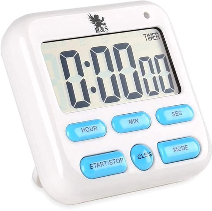 Dailygoody - Digitale Keuken Timer - Countdown Klok met Luid Alarm