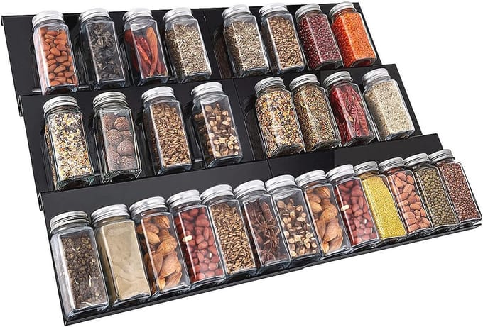 Uittrekbare kruidenlade organizer 30-60 cm - Multifunctioneel kruidenrek voor lade