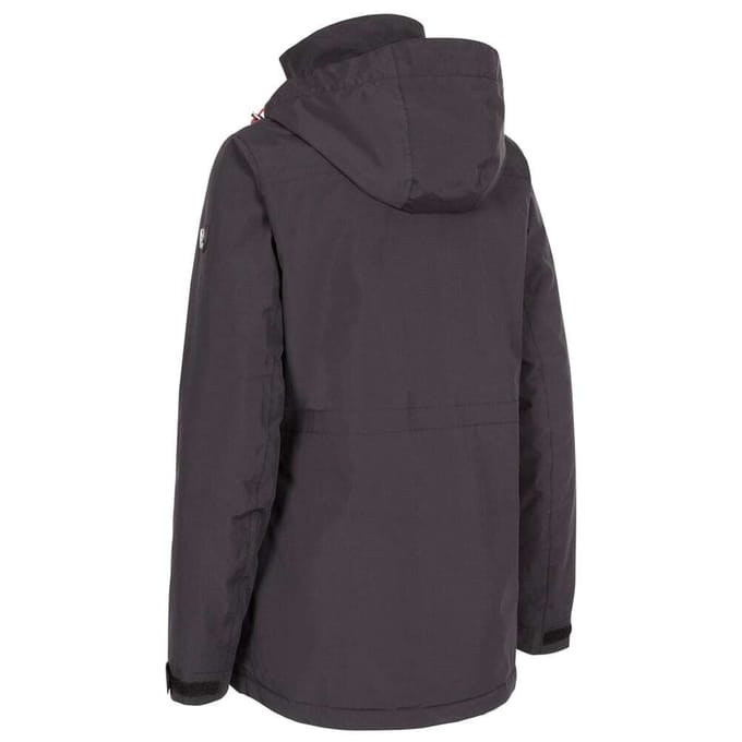 Trespass Dames/Dames Frosty Gewatteerde Waterdichte Jas (Zwart)