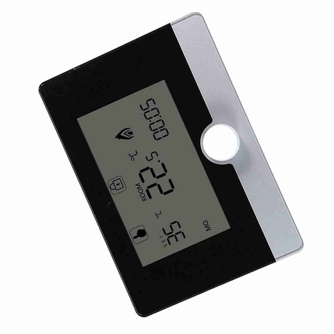 Programmable Thermostat Temperature Controller for Wall hung Boiler Heating System White zwart