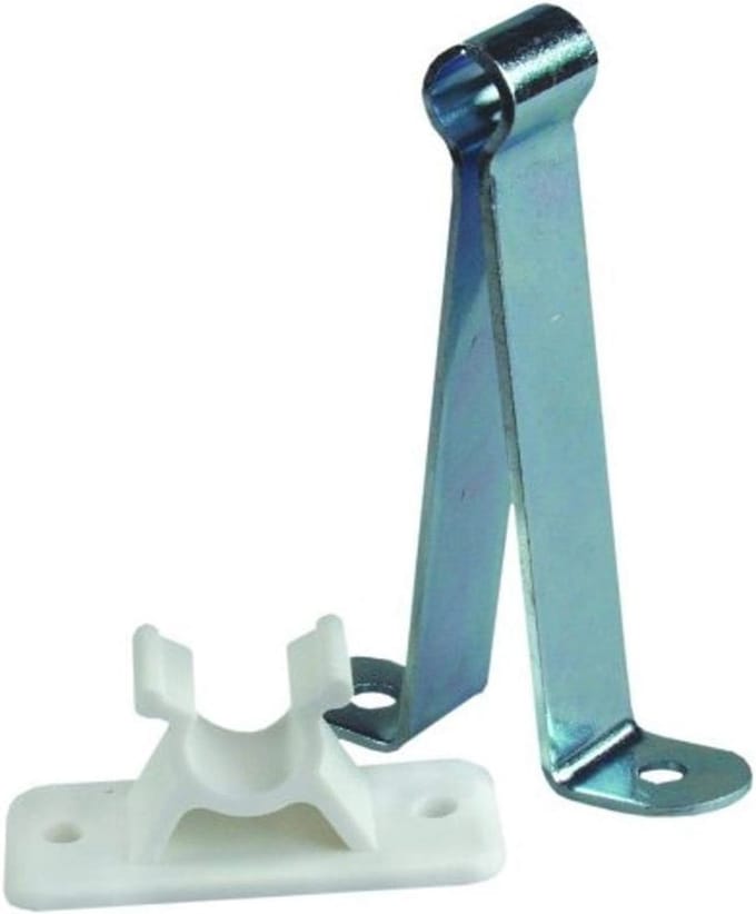 C-Clip Stijl Deurhouder - 3 inch Metaal en Kunststof