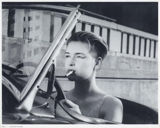 Mini zwart-wit poster - Annick - Alain Daussin - 24x30 cm