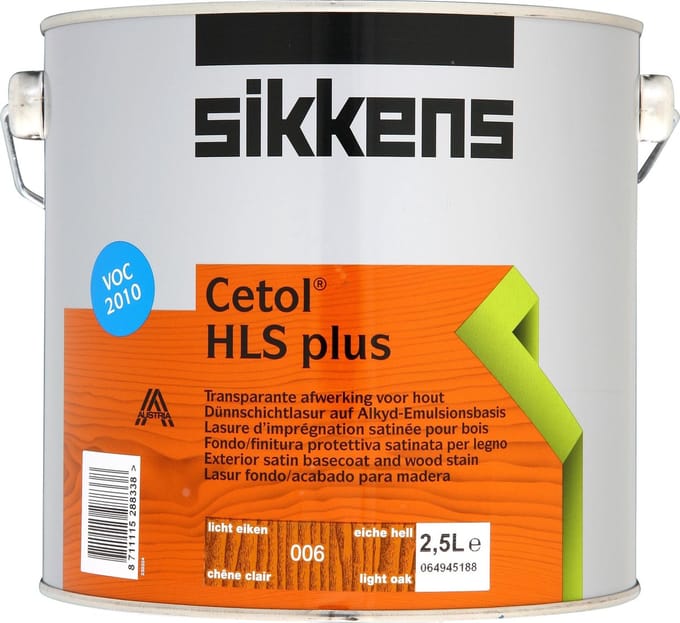 Sikkens Cetol Hls Plus - 006 - Lichte Eik - 2,5 l - 14-18 m²/l