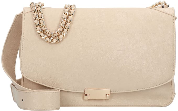 SEIDENFELT MANUFAKTUR Schoudertas Vejen Shoulderbag Glossy Sand Beige