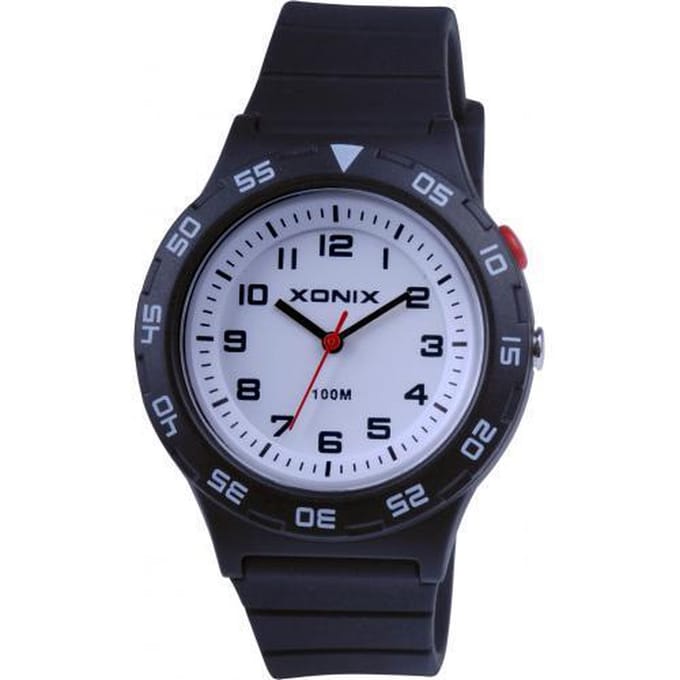 Zwart Xonix kinderhorloge met verlichting waterdicht