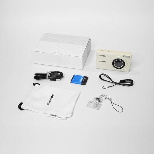 Yashica DigiMate - Compactcamera - 64 Megapixels - CMOS Beeldsensor - Wit