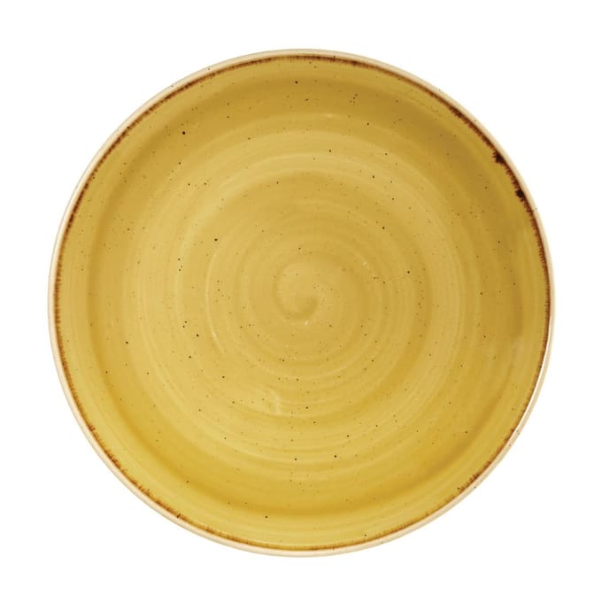 Churchill Stonecast Mustard Lotus Evolve Coupe Bord 26cm (12 stuks)