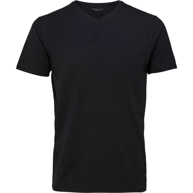 T-shirt Selected manches courtes Col V Newpima