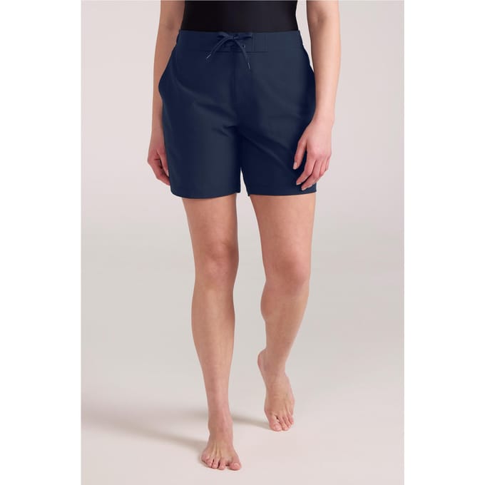 Mountain Warehouse Dames/Dames Quick Dry Boardshort met lange lengte (Donkerblauw)