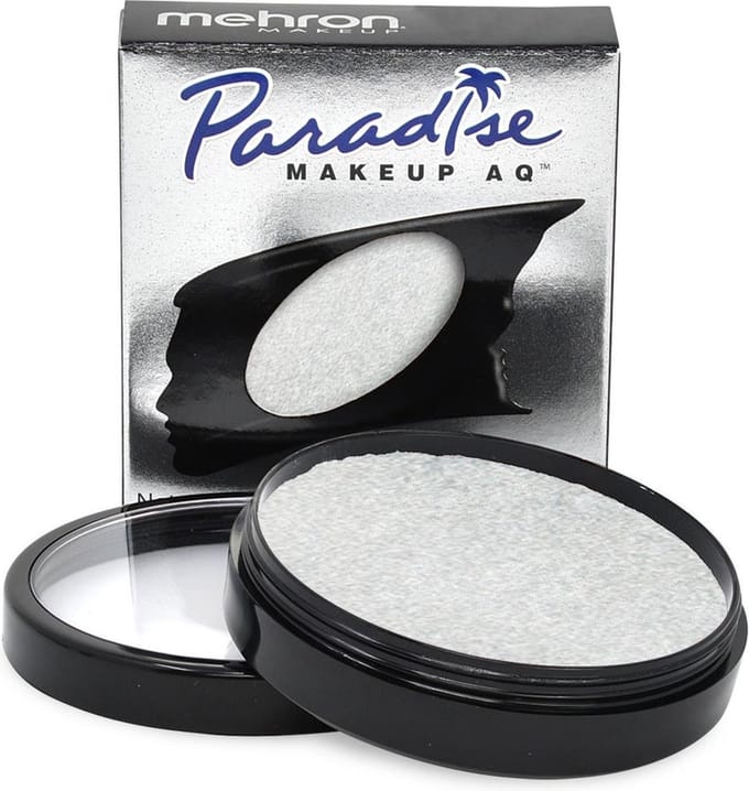 Mehron - Paradise AQ - Schmink op waterbasis - Metallic Zilver - 7 gr