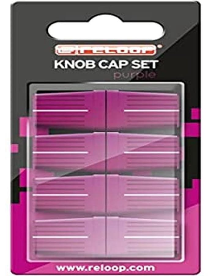 Kleurige Button Caps Set voor DJ Mixers en Controllers - 8 Stuks met Rubber Coating voor Extra Grip