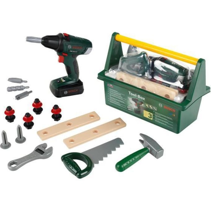 Klein Toys Bosch mini - speelgoed gereedschapskist - Inclusief boormachine