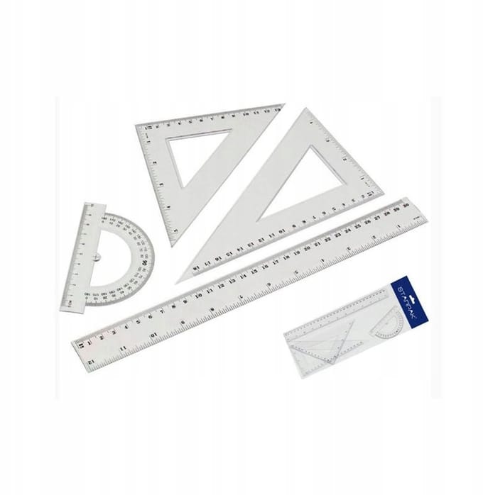 Starpak - Geometrie Set - School - 4 Stuks