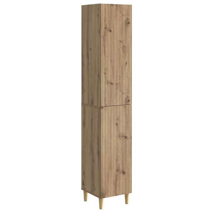 vidaXL - Kast - Set - 2 - st - Bewerkt - hout