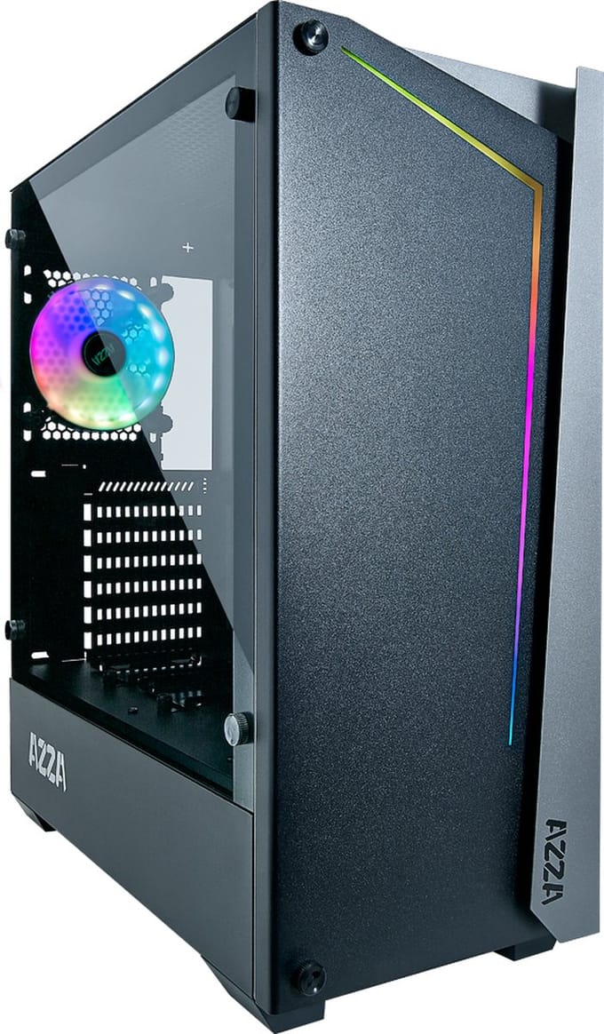 AZZA Apollo 430 - mid tower - ATX - Case - Tower - Zwart