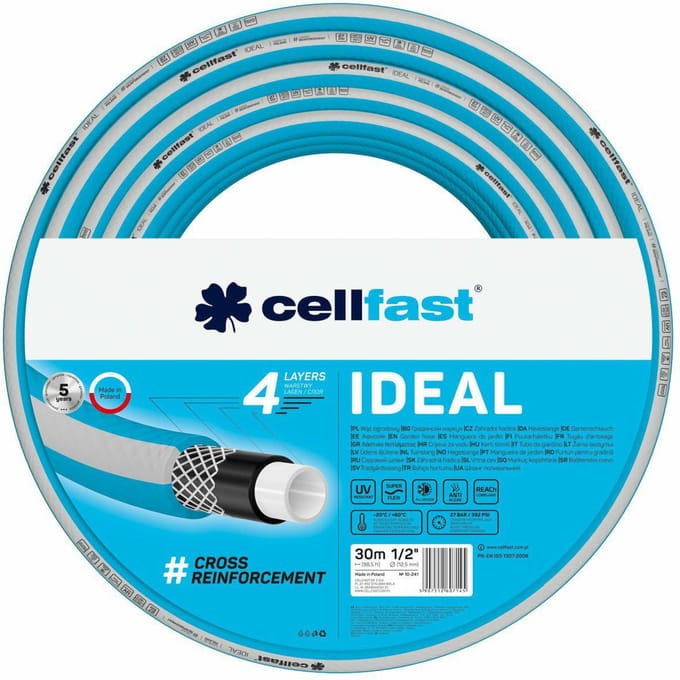 Cellfast - IDEAL -Tuinslang 3/4" 20m - 4-laags - UV Bestendig