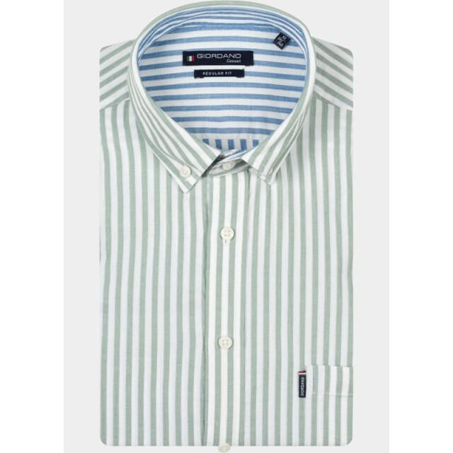 Giordano Overhemd heren Groen Dino Long Sleeve Button Down 617130/72