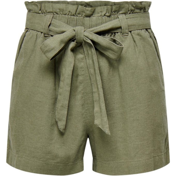 Jacqueline de Yong Jdysay mw linen shorts wvn army