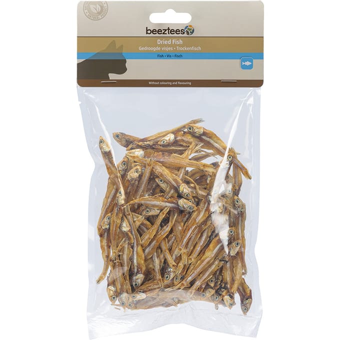 100 g Beeztees Gedroogde Vis Kattensnacks