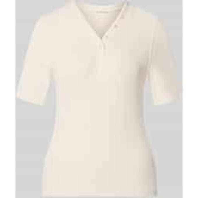 Slim Fit t-shirt van viscosemix model 'Sanez'