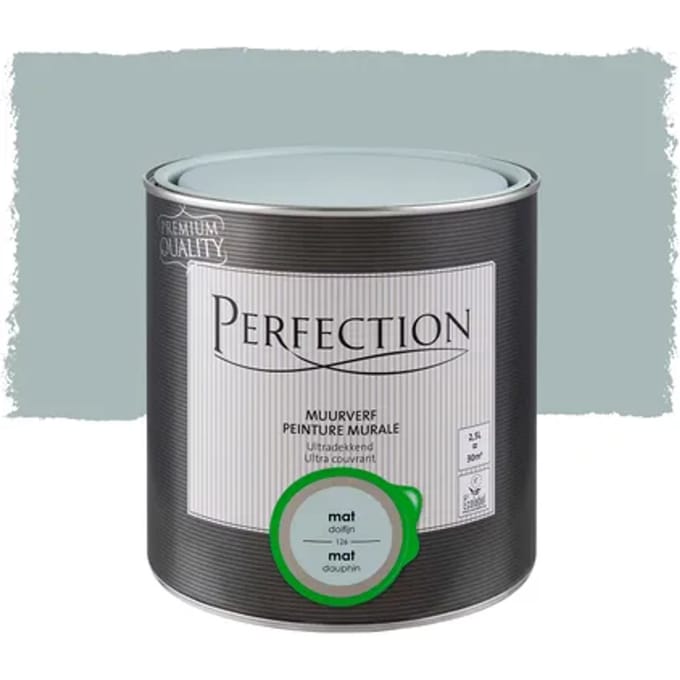 Perfection Ultradekkend Muurverf - Mat - Dolfijn - 2,5l