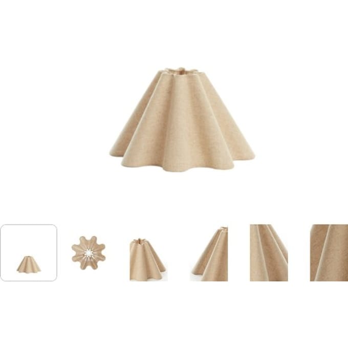 Kap - naturel - Bezaha - textiel - Ø 11cm - E27 - 2035947 - Light & Living