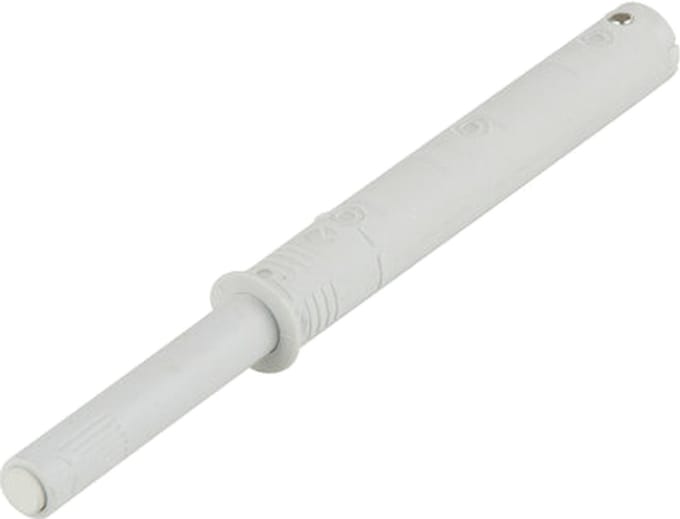 K-PUSH druksnapper met buffer 37 mm grijs