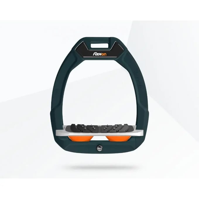 Veiligheidsbeugels voor paardrijden Ingelend Ultra Grip Groen/Grijs/Oranje Flex-On Safe-On