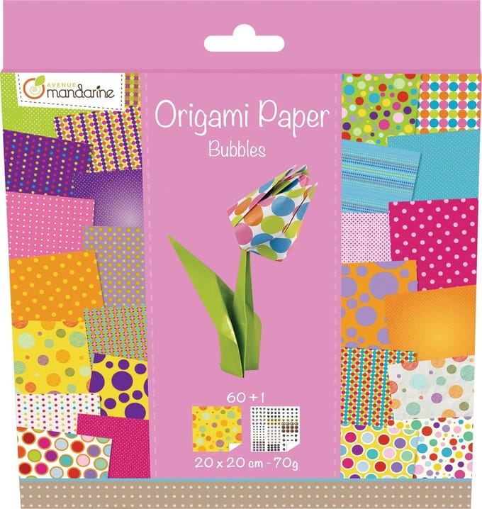 Origami papier Bubbles, 60 vel 70g 20 x 20 cm - met motief