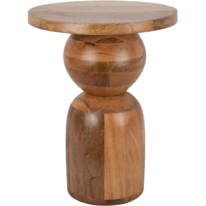 Leitmotiv Bijzettafel Dia - Naturel - Ø35cm - Scandinavisch