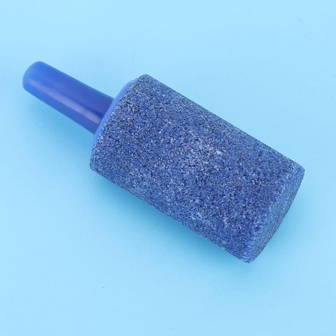 20 STUKS Blauwe Zandsteen Cilindervorm Aquarium Beluchting Luchtsteen Vistentank Zuurstofpomp Luchtbellenstenen blue