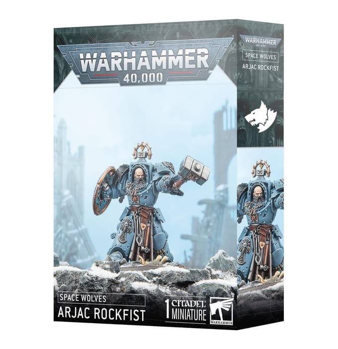 Beeldje Games Workshop Warhammer 40k - Space Wolves Arjac Rockfist (2025)