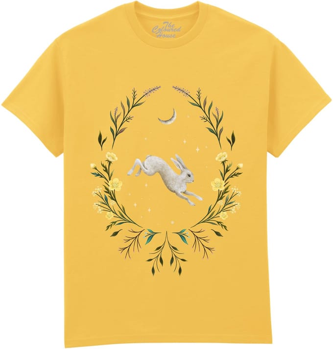 Konijn Yellow Easter Bunny The Coloured House T-shirt S