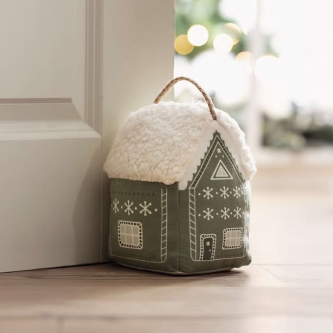 Deurstopper sneeuw huisje