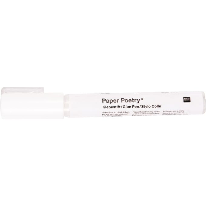 Papieren poëzie lijmstick - 4 mm