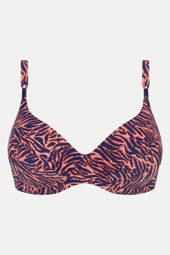 Femilet Sw Bra Tshirt Zebra Taglia: E80 | Bikini Outlet | Donna