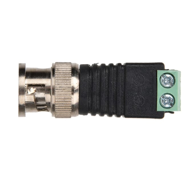 BNC Male Connector Schroefklem Coax Video Balun Adapter